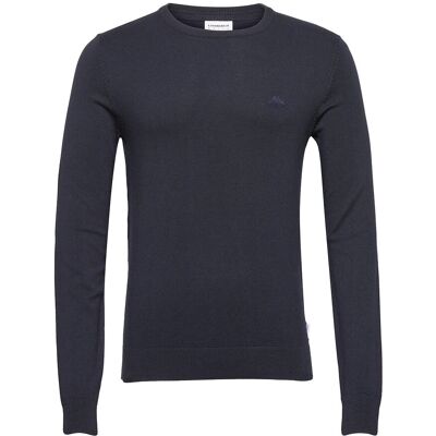 Lindbergh Ecovero L/S O-Neck Knit XL NAVY XL Lindbergh Ecovero L/S O-Neck Knit XL NAVY XL