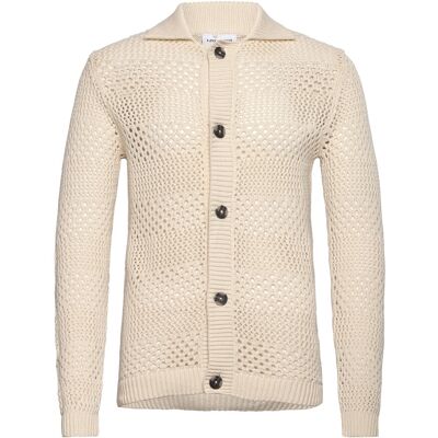 Lindbergh Crochet Cardigan M PEARL WHITE M Lindbergh Crochet Cardigan M PEARL WHITE M