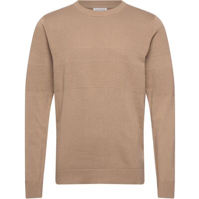 Lindbergh Purl Knit O-Neck Jumper XXL SAND XXL Lindbergh Purl Knit O-Neck Jumper XXL SAND XXL
