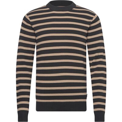 Lindbergh Recycled Crew Neck Knit L/S S BLACK S Lindbergh Recycled Crew Neck Knit L/S S BLACK S