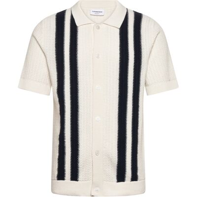 Lindbergh Knitted Polo Cardigan XXL OFF WHITE XXL Lindbergh Knitted Polo Cardigan XXL OFF WHITE XXL