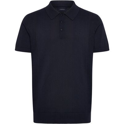 Lindbergh Knitted Polo Shirt M NAVY M Lindbergh Knitted Polo Shirt M NAVY M