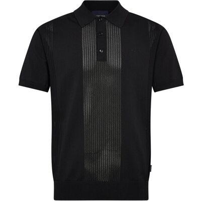 Lindbergh Structure Polo S/S XXL BLACK XXL Lindbergh Structure Polo S/S XXL BLACK XXL