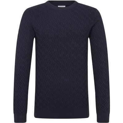 Lindbergh Recycle Structure Knit O-Neckrecycle Structure Knit O-Neck M NAVY M Lindbergh Recycle Structure Knit O-Neckrecycle Structure Knit O-Neck M NAVY M