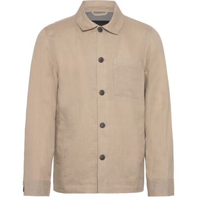 Lindbergh Black ?Linen Overshirt XXXL SAND XXXL Lindbergh Black ?Linen Overshirt XXXL SAND XXXL