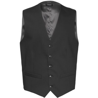 Lindbergh Black Technical Stretch Waistcoat 54 BLACK 54 Lindbergh Black Technical Stretch Waistcoat 54 BLACK 54
