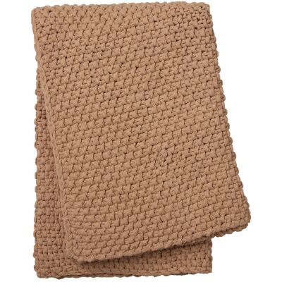 LINUM Drottningholm Throw 130X170CM CAMEL BROWN 130X170CM LINUM Drottningholm Throw 130X170CM CAMEL BROWN 130X170CM