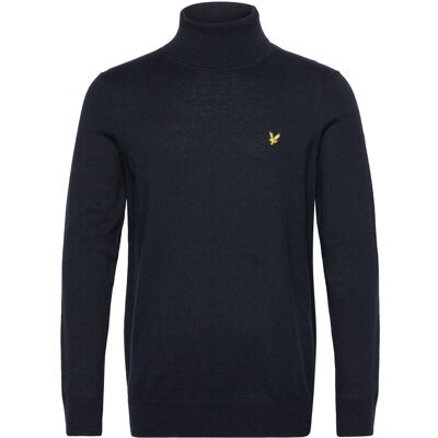 Scott Cotton Merino Turtleneck Jumper M DARK NAVY M Scott Cotton Merino Turtleneck Jumper M DARK NAVY M