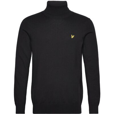 Scott Cotton Merino Turtleneck Jumper M JET BLACK M Scott Cotton Merino Turtleneck Jumper M JET BLACK M