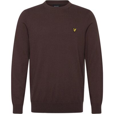 Scott Cotton Merino Crew Neck Jumper XS X863 ESPRESSO XS Scott Cotton Merino Crew Neck Jumper XS X863 ESPRESSO XS