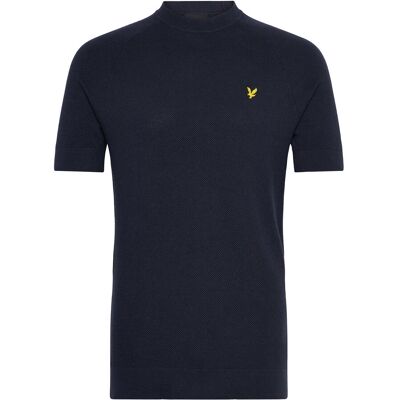 Scott Linen Blend Knitted T-Shirt M Z271 DARK NAVY M Scott Linen Blend Knitted T-Shirt M Z271 DARK NAVY M