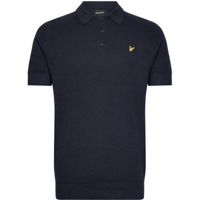 Scott Linen Blend Knitted Polo XL Z271 DARK NAVY XL Scott Linen Blend Knitted Polo XL Z271 DARK NAVY XL