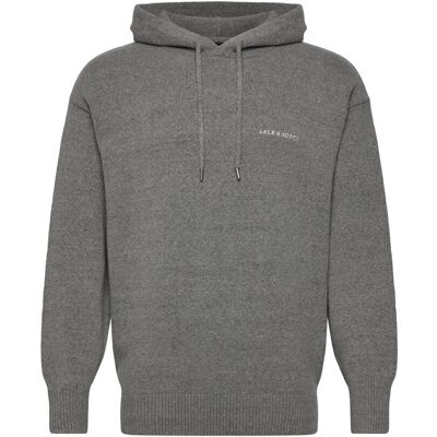 Scott Script Knitted Hoodie XS T28 MID GREY MARL XS Scott Script Knitted Hoodie XS T28 MID GREY MARL XS
