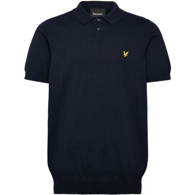 Scott Cotton Short Sleeve Knitted Polo M Z271 DARK NAVY M Scott Cotton Short Sleeve Knitted Polo M Z271 DARK NAVY M