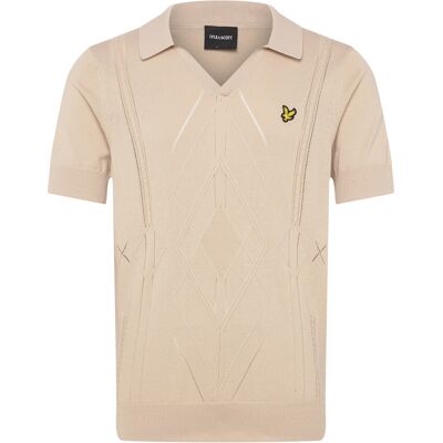 Scott Argyle Knitted Polo XXL W870 COVE XXL Scott Argyle Knitted Polo XXL W870 COVE XXL
