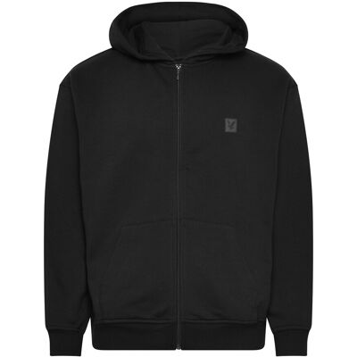 Scott Loungewear Zip Through Hoodie M JET BLACK M Scott Loungewear Zip Through Hoodie M JET BLACK M