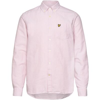 Scott Stripe Oxford Shirt S Y152 PINK GRAPEFRUIT/ WHITE S Scott Stripe Oxford Shirt S Y152 PINK GRAPEFRUIT/ WHITE S