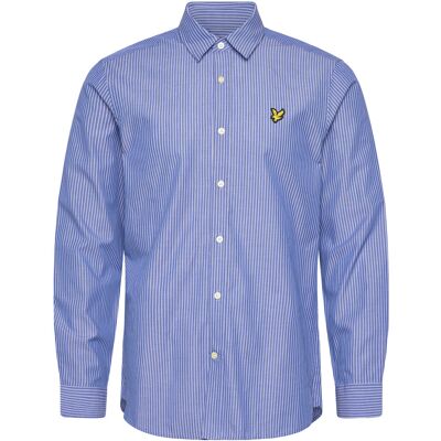 Scott Twin Stripe Shirt S Y154 LUCID BLUE/ WHITE S Scott Twin Stripe Shirt S Y154 LUCID BLUE/ WHITE S