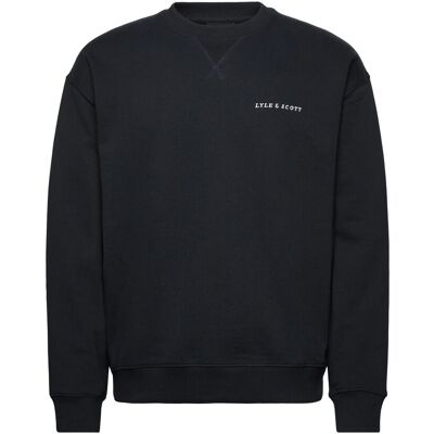 Scott Script Brushback Crew Neck Sweatshirt XS Z271 DARK NAVY XS Scott Script Brushback Crew Neck Sweatshirt XS Z271 DARK NAVY XS