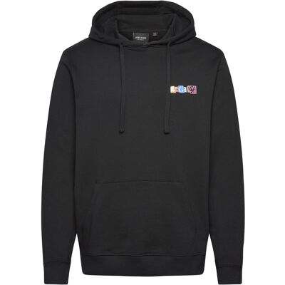 Scott Paper Letters Graphic Hoodie M Z865 JET BLACK M Scott Paper Letters Graphic Hoodie M Z865 JET BLACK M