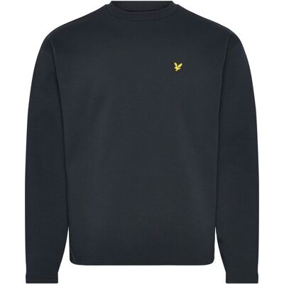 Scott Raised Jacquard Crew Neck Sweatshirt M DARK NAVY M Scott Raised Jacquard Crew Neck Sweatshirt M DARK NAVY M