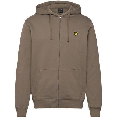 Scott Zip Through Hoodie M X569 KHAKI ASH M Scott Zip Through Hoodie M X569 KHAKI ASH M