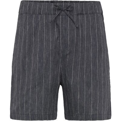Scott Linen Blend Ticking Stripe Short XS DARK NAVY XS Scott Linen Blend Ticking Stripe Short XS DARK NAVY XS