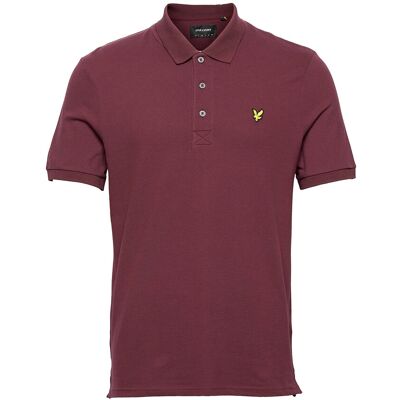 Scott Plain Polo Shirt M BURGUNDY M Scott Plain Polo Shirt M BURGUNDY M