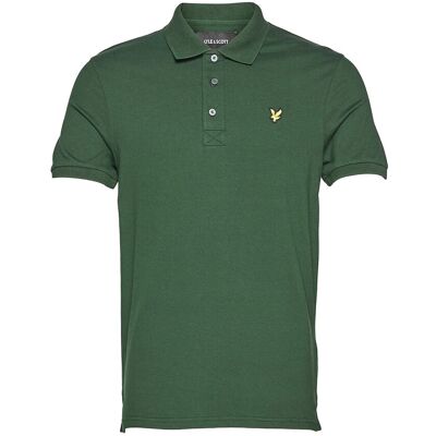Scott Plain Polo Shirt M DARK GREEN M Scott Plain Polo Shirt M DARK GREEN M