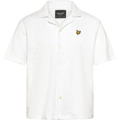 Scott Honeycomb Towelling Resort Shirt L WHITE L Scott Honeycomb Towelling Resort Shirt L WHITE L
