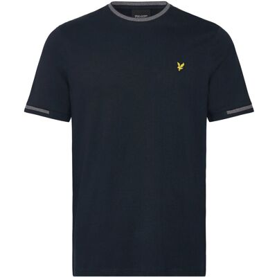 Scott Birdseye Half Tipped T-Shirt S X941 DARK NAVY/ ASH LILAC S Scott Birdseye Half Tipped T-Shirt S X941 DARK NAVY/ ASH LILAC S