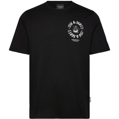 Scott Ship Insignia Graphic T-Shirt S Z865 JET BLACK S Scott Ship Insignia Graphic T-Shirt S Z865 JET BLACK S