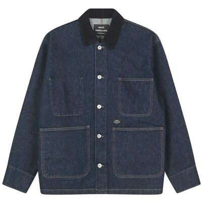 Mads Nørgaard Arizona Denim Chore Jacket 56 BLUE RINSE WASH 56 Mads Nørgaard Arizona Denim Chore Jacket 56 BLUE RINSE WASH 56