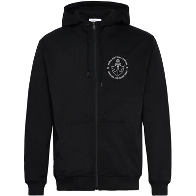 Makia Hook Hooded Zip Sweatshirt XL BLACK XL Makia Hook Hooded Zip Sweatshirt XL BLACK XL