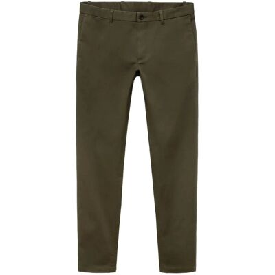 Mango Barna Slim-Fit Twill Chino Trousers 44 BEIGE - KHAKI 44 Mango Barna Slim-Fit Twill Chino Trousers 44 BEIGE - KHAKI 44