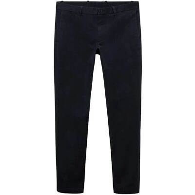 Mango Barna Slim-Fit Twill Chino Trousers 42 NAVY 42 Mango Barna Slim-Fit Twill Chino Trousers 42 NAVY 42