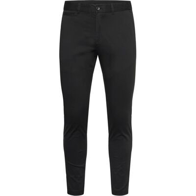 Mango Prato Cropped Tapered Chino Trousers 42 BLACK 42 Mango Prato Cropped Tapered Chino Trousers 42 BLACK 42