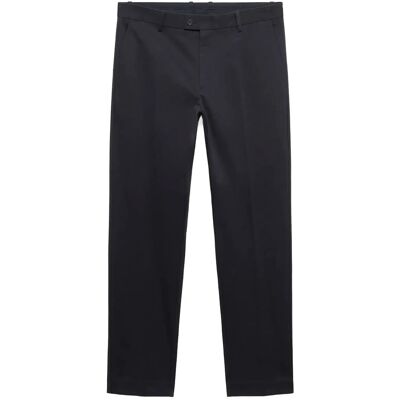 Mango Regular-Fit Cotton Trousers 42 NAVY 42 Mango Regular-Fit Cotton Trousers 42 NAVY 42