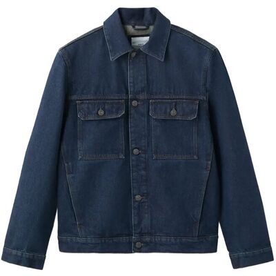 Mango 100% Cotton Denim Jacket With Pockets M OPEN BLUE M Mango 100% Cotton Denim Jacket With Pockets M OPEN BLUE M
