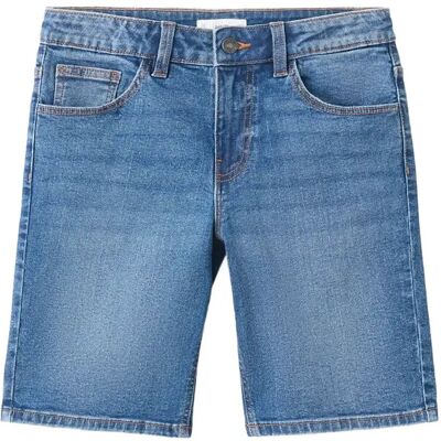 Mango Straight-Fit Denim Bermuda Shorts 128 OPEN BLUE 128 Mango Straight-Fit Denim Bermuda Shorts 128 OPEN BLUE 128