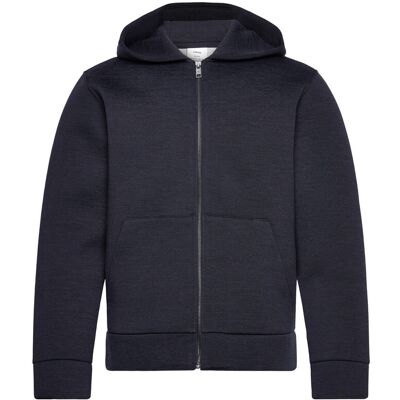 Mango Neoprene Effect Zip-Up Sweatshirt L NAVY L Mango Neoprene Effect Zip-Up Sweatshirt L NAVY L