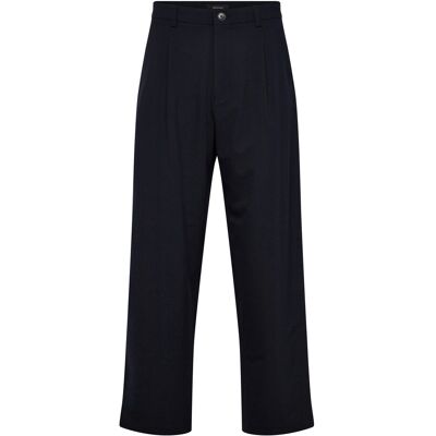 Matinique Machino Pleat Pants 36 DARK NAVY 36 Matinique Machino Pleat Pants 36 DARK NAVY 36