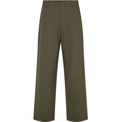 Matinique Machino Pleat Pants 36 DUSTY OLIVE MELANGE 36 Matinique Machino Pleat Pants 36 DUSTY OLIVE MELANGE 36