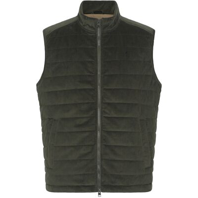 Morris Ted Quilted Cord Vest XXL OLIVE XXL Morris Ted Quilted Cord Vest XXL OLIVE XXL
