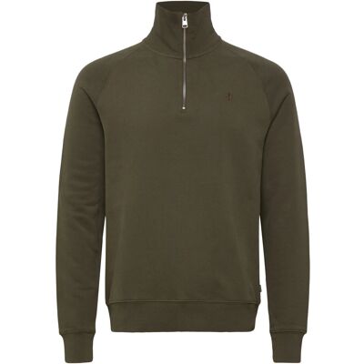 Morris Maryon Half Zip Sweatshirt XXL OLIVE XXL Morris Maryon Half Zip Sweatshirt XXL OLIVE XXL