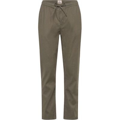 Morris Fenix Linen Trouser L OLIVE L Morris Fenix Linen Trouser L OLIVE L