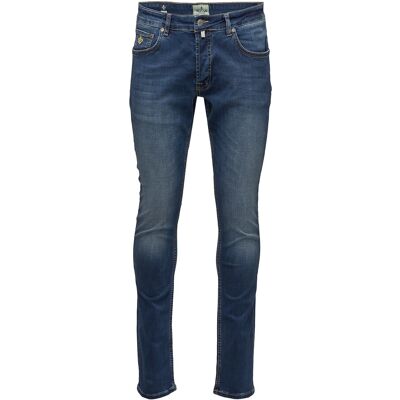 Morris Steve Satin Jeans 28 x 32 SEMI DARK WASH 28 x 32 Morris Steve Satin Jeans 28 x 32 SEMI DARK WASH 28 x 32
