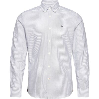 Morris Douglas Stripe Shirt-Slim Fit L BLUE L Morris Douglas Stripe Shirt-Slim Fit L BLUE L