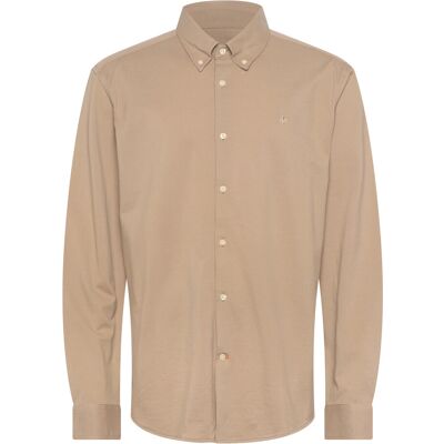 Morris Eddie Pique Shirt - Slim Fit XXL KHAKI XXL Morris Eddie Pique Shirt - Slim Fit XXL KHAKI XXL