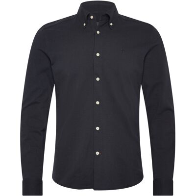 Morris Eddie Pique Shirt - Slim Fit XXL OLD BLUE XXL Morris Eddie Pique Shirt - Slim Fit XXL OLD BLUE XXL